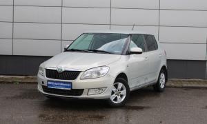 Серебряный Skoda Fabia 1.2 MT (70 л.с.) 2012
