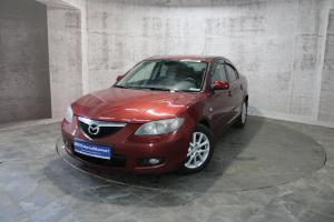 Красный Mazda 3 4-speed 2.0 AT (150 л.с.) 2008