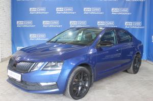 синий Skoda Octavia 1.4 AMT (150 л.с.) 2019