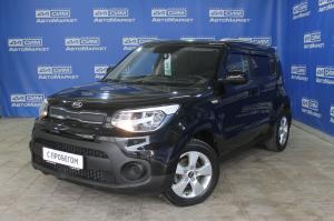 черный Kia Soul, II Рестайлинг 1.6 AT (124 л.с.) 2017