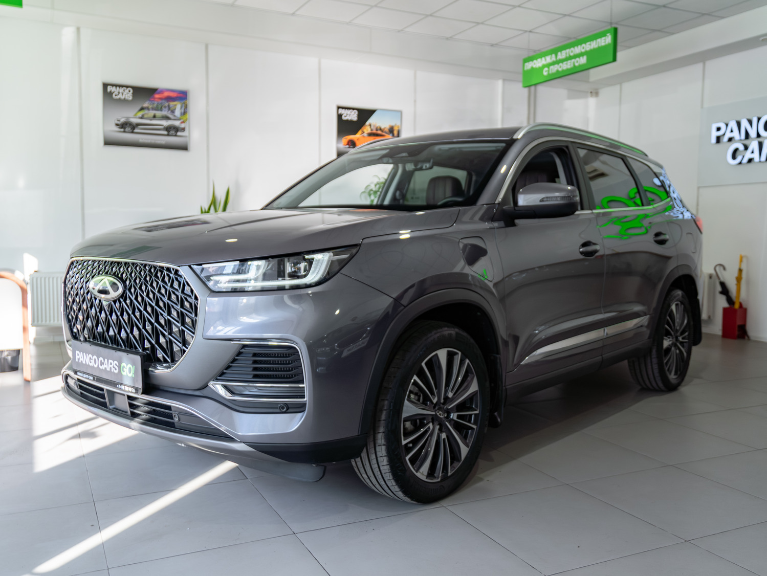 серый Chery Tiggo 8 Pro Plug-in Hybrid 1.5hyb AT (235 л.с.) 2023