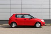 Красный Skoda Fabia 1.2 MT (70 л.с.) 2013 фото 4