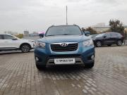 голубой Hyundai Santa Fe 2.4 AT (174 л.с.) 4WD 2011 фото 4