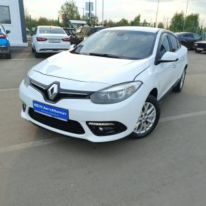 Белый Renault Fluence 1.6 MT (106 л.с.) 2014