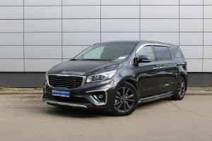 Серый Kia Carnival, III 2.2d AT (202 л.с.) 2018