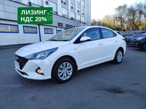 белый Hyundai Solaris 1.6 AT (123 л.с.) 2022