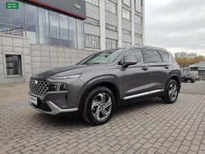 серый Hyundai Santa Fe 2.2d AMT (199 л.с.) 4WD 2021