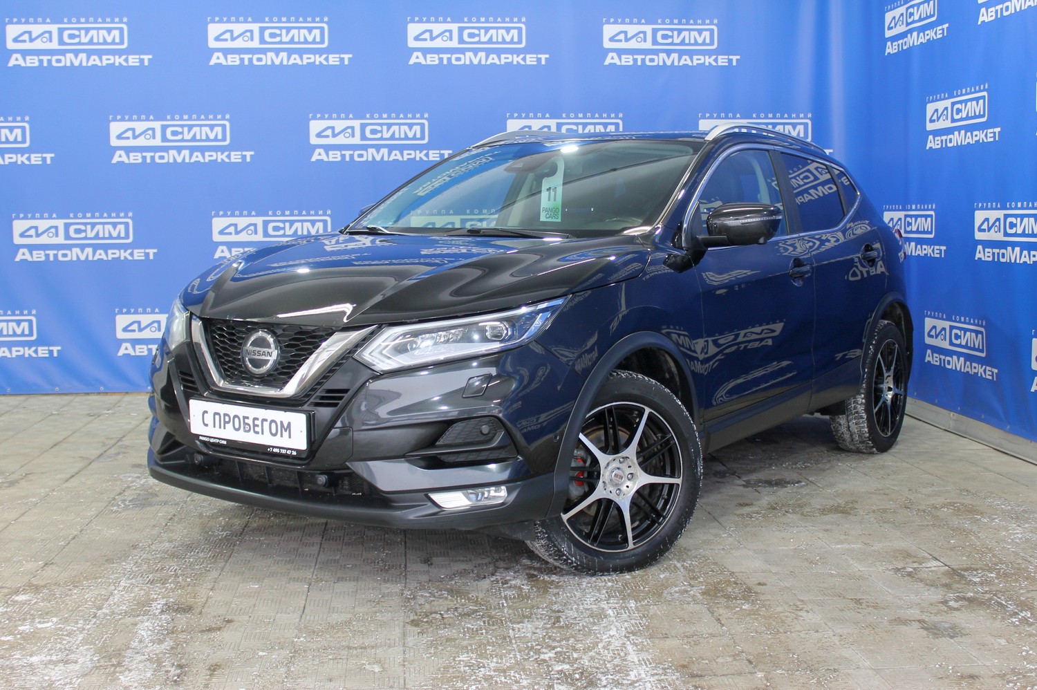 черный Nissan Qashqai 2.0 CVT (144 л.с.) 4WD 2019