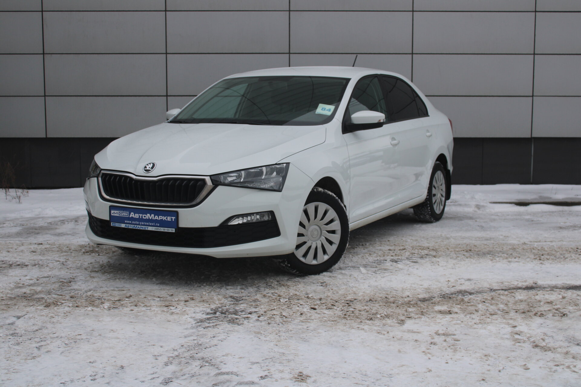 Белый Skoda Rapid 1.6 MT (90 л.с.) 2021