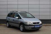 Голубой Opel Zafira 1.8 MT (116 л.с.) 1999 фото 2
