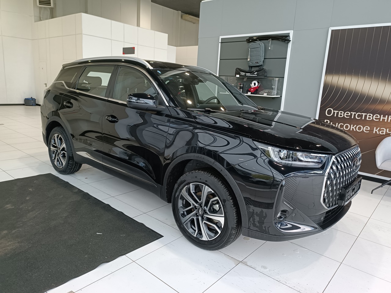 черный Chery Tiggo 7L 1.6 AMT (150 л.с.) 2024