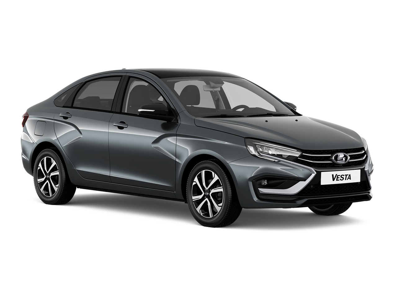 Серый Lada (ВАЗ) Vesta Cross 1.8 CVT (122 л.с.) 2026