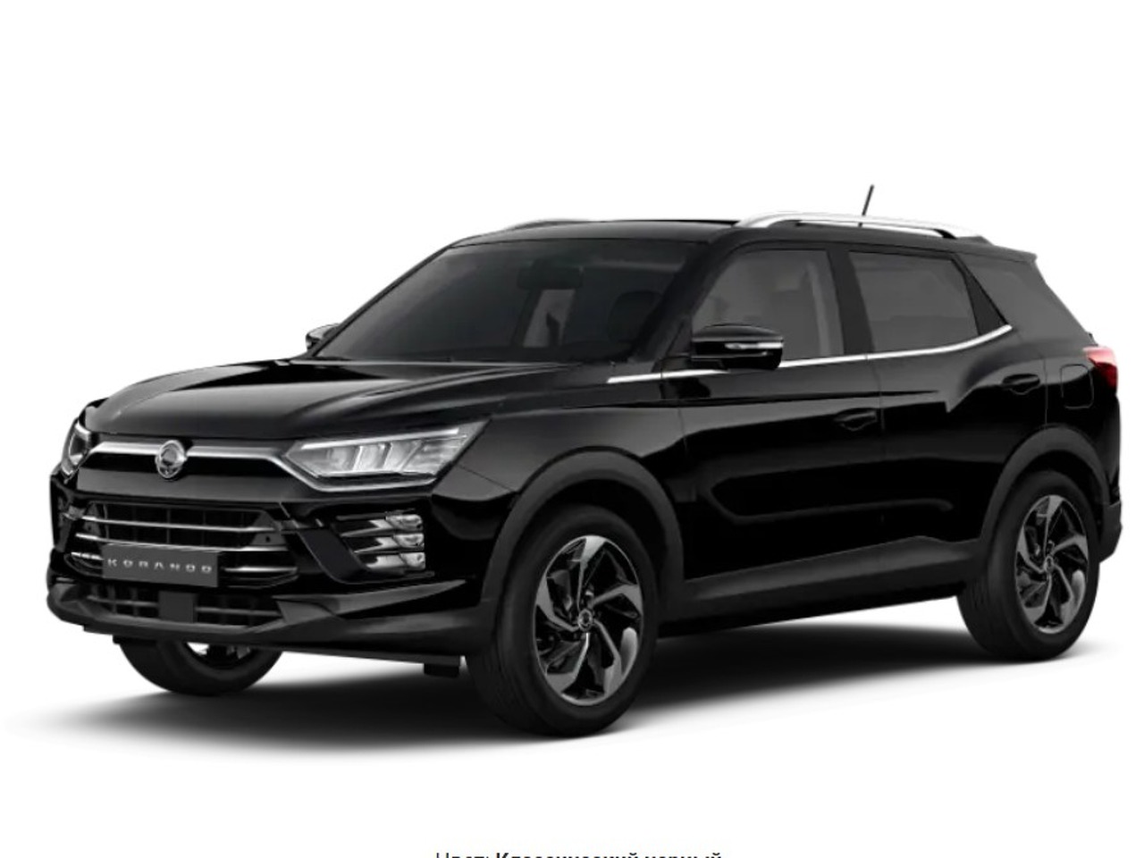 черный KGM Korando 1.5 AT (163 л.с.) 2025