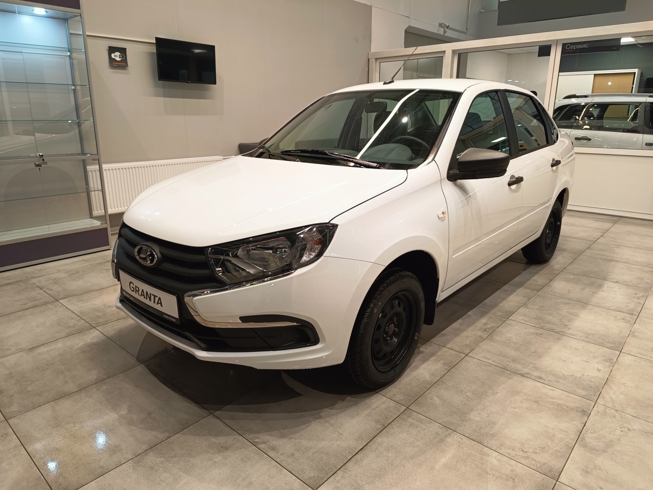 белый Lada (ВАЗ) Granta 1.6 MT (90 л.с.) 2026