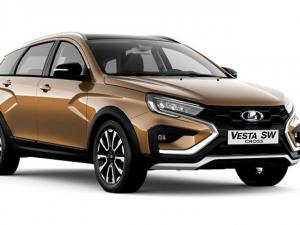 коричневый Lada (ВАЗ) Vesta SW Cross 1.6 MT (106 л.с.) 2026