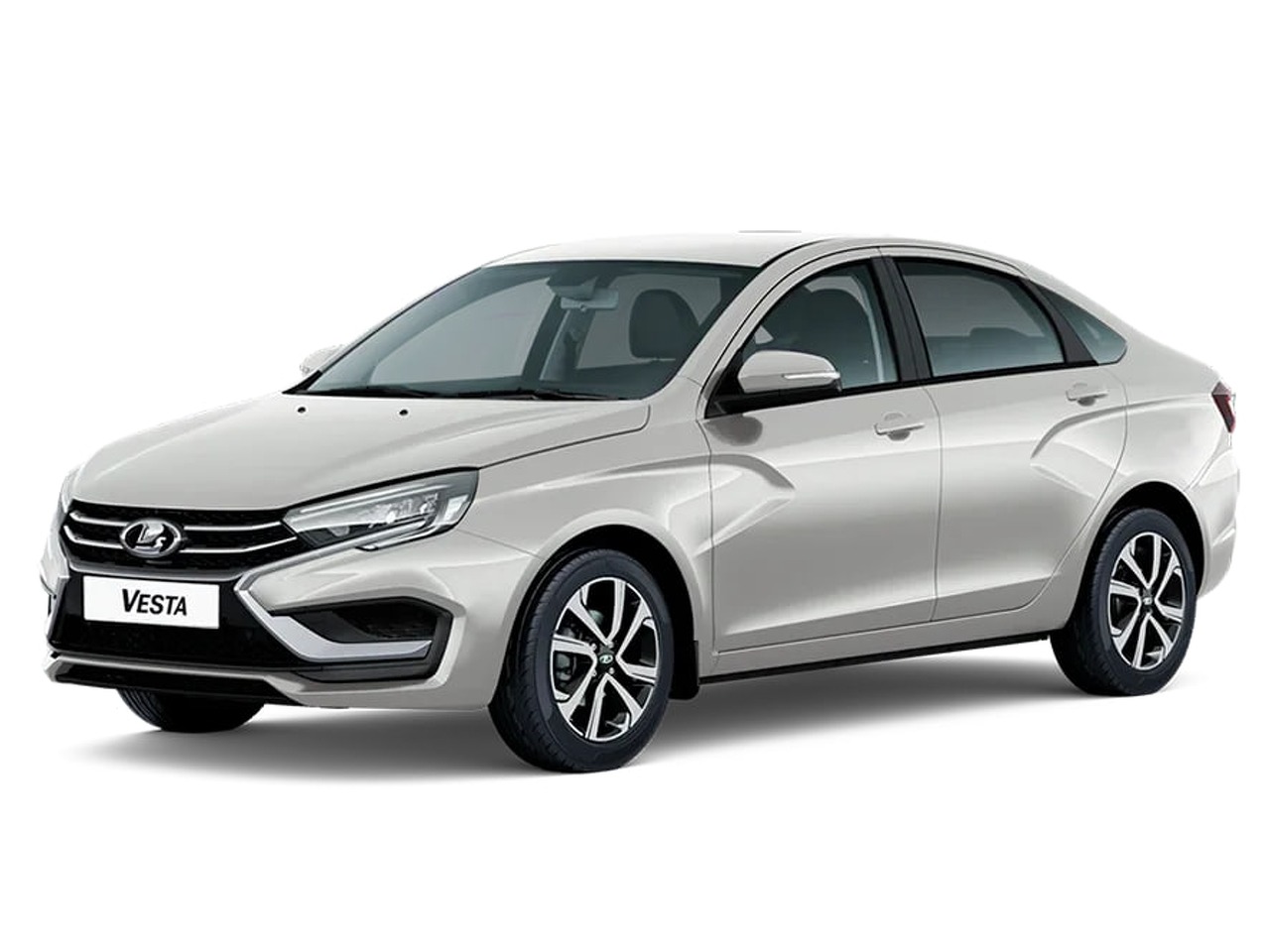серебряный Lada (ВАЗ) Vesta 1.6 MT (106 л.с.) 2025