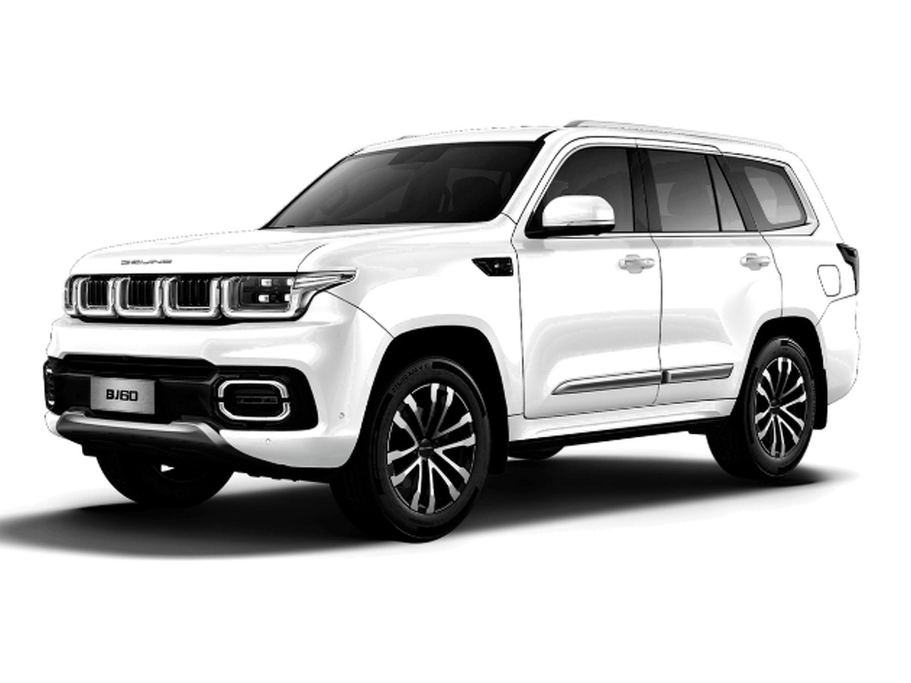 Белый BAIC BJ60 2.0d AT (163 л.с.) 4WD 2025
